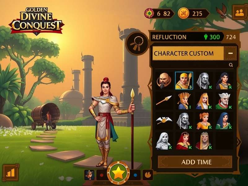 Golden Warrior Divine Conquest Gameplay